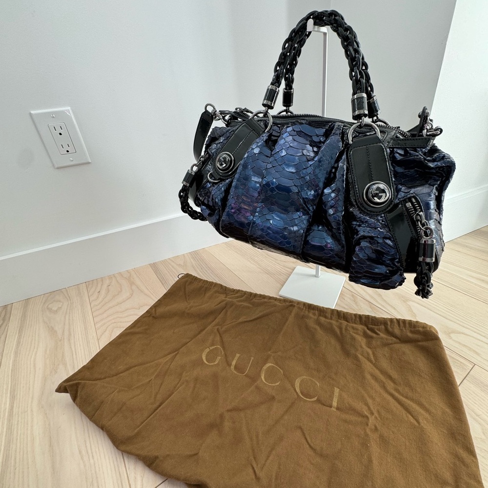 Gucci Python Galaxy Bag - Iridescent Blue/Purple - image 3